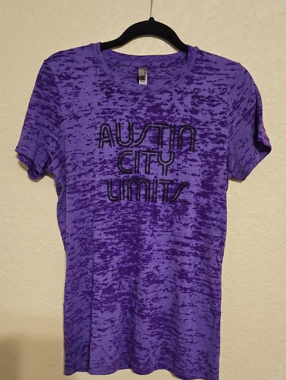 Next Level Purple Tie-Dye Graphic Tee Austin City Limits XL